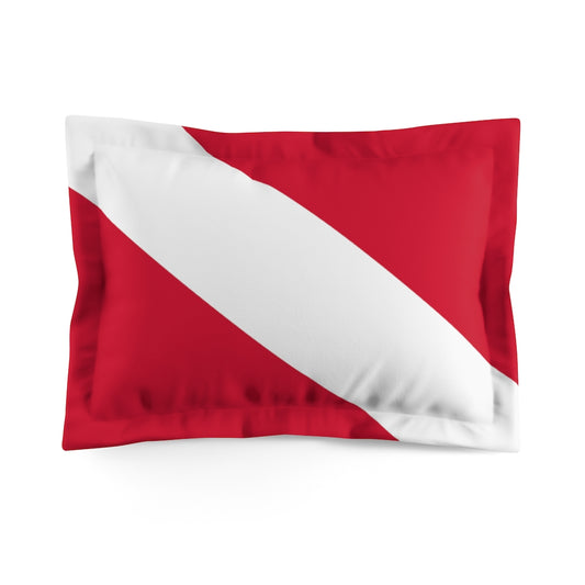 Standard sized diver down pillow case for scuba divers