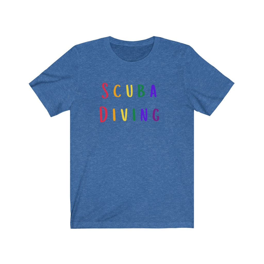 Blue scuba diving Pride LGBTQ+ Tshirt