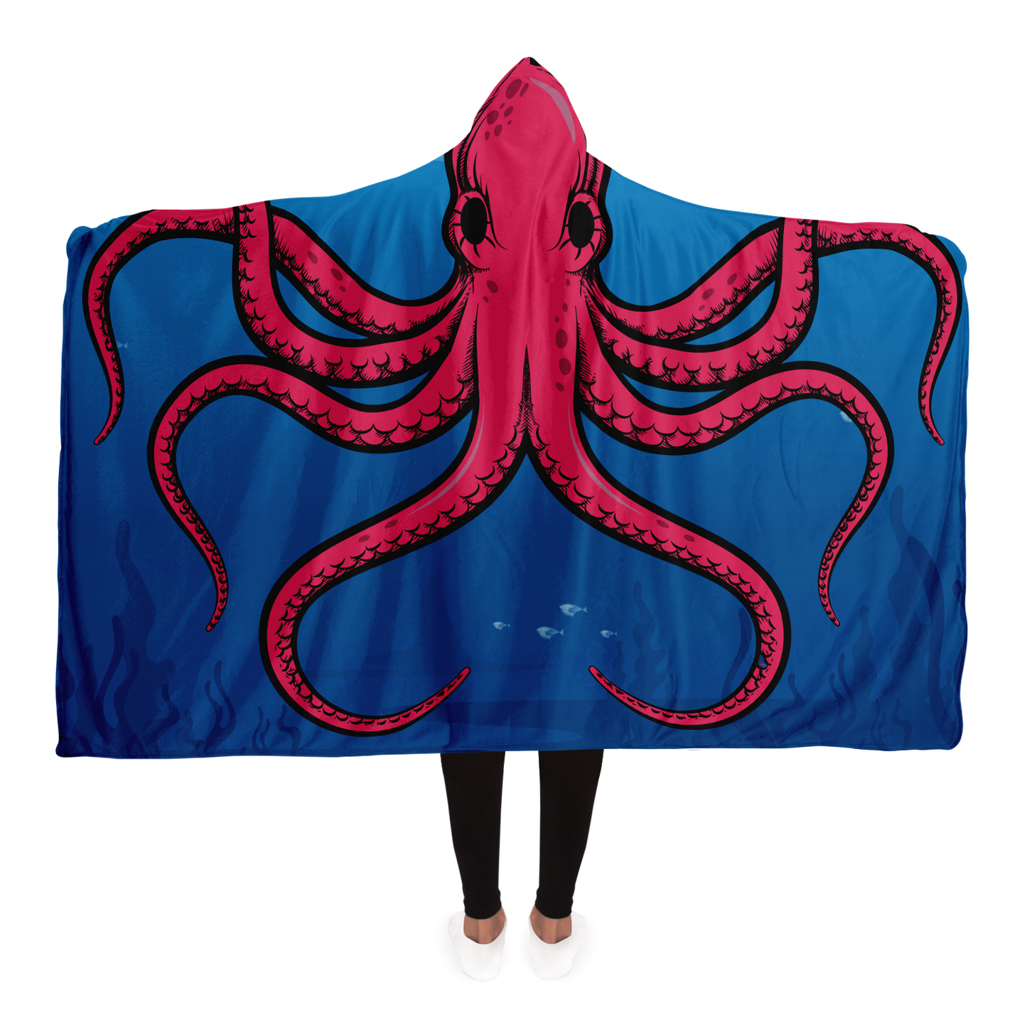 Octopus Hooded Blanket