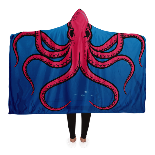 Octopus Hooded Blanket