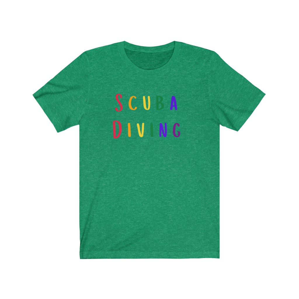 Green scuba diving Pride LGBTQ+ Tshirt