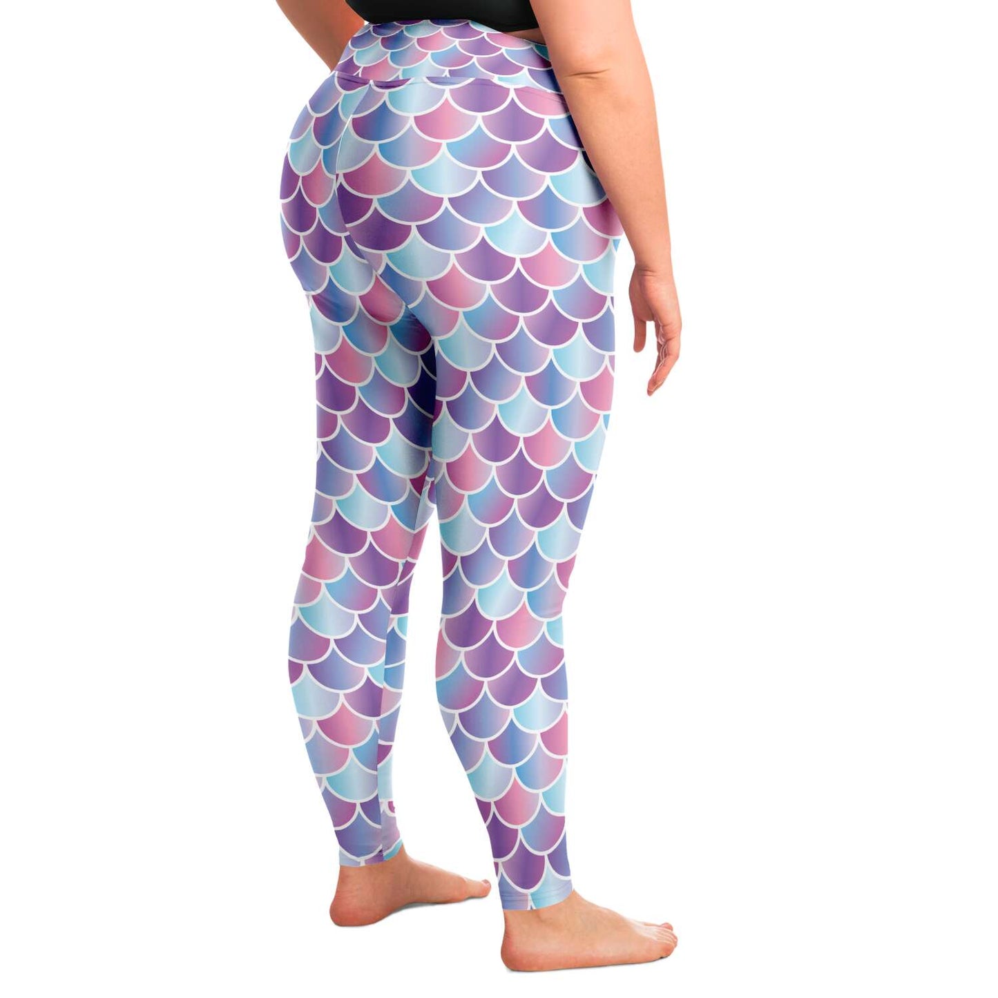 Mermaid leggings side view